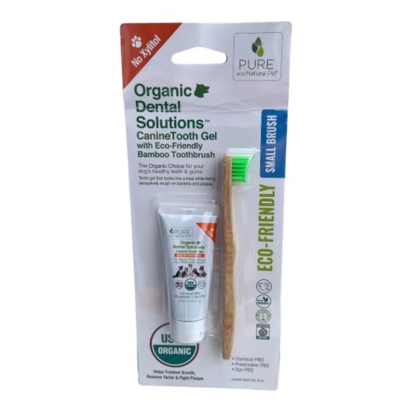 Pure and Natural Pet Organic Dental Solutions USDA Certified Organic Small Kit - Picture 1 of 7